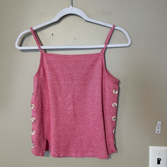 Anthropologie Meadow Rue Square Neck Cropped Tank - Picture 2 of 8